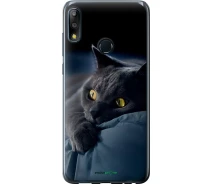Купить - чехол для смартфона  Чехол на Asus Zenfone Max Pro M2 ZB631KL Дымчатый кот "825u-1641-70447"
