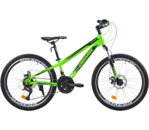 Купить - велосипед и аксессуар  Велосипед CROSSRIDE 24 MTB ST "SKYLINE 2.0" 11", зеленый (0294-110-2)