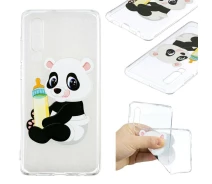 Купить - чехол для смартфона  Силиконовый (TPU) чехол Deexe Pretty Glossy для Huawei P30 - Panda Baby