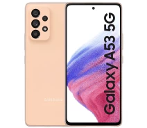 Купить - смартфон и мобильный телефон  Смартфон Samsung Galaxy A53 5G 8/128GB Peach 2 SIM 6.5" Exynos 1280 NFC 64 Мп 4К 5000 mAh