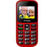 Купить - смартфон и мобильный телефон  Мобильный телефон Sigma mobile Comfort 50 Easy Red (4827798585221) UA-UCRF [131384]