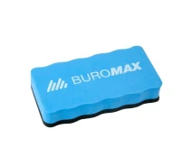 Купить - аксессуар для офисной доски  Губка BUROMAX магнитная для сухой очистки маркерной доски с магнитом, синий
