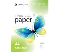 Купить - фотобумагу  Фотобумага глянцевая PrintPro 180г/м2 А4 500л (PGE180500A4)