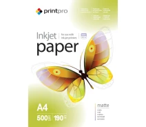 Купить - фотобумагу  Фотобумага матовая PrintPro 190г/м² А4 500л (PME190500A4)
