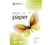 Купить - фотобумагу  Фотобумага матовая PrintPro 190г/м² А3 100л 99% (PME190100A3)