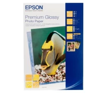 Купить - фотобумагу  Фотобумага EPSON Premium Glossy Photo Paper глянцевая 255г/м2 10х15см 50л (C13S041729)