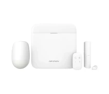 Купить - комплект сигнализаций  Комплект беспроводной охранной сигнализации Hikvision AX PRO DS-PWA64-KIT-WE с литиевой батареей 868МГц Белый