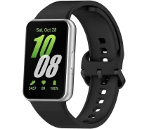 Купить - аксессуар к смарт-чсасам  Силиконовый ремешок BeCover для Samsung Galaxy Fit 3 (20mm) Black (713195)