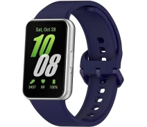Купить - аксессуар к смарт-чсасам  Силиконовый ремешок BeCover для Samsung Galaxy Fit 3 (20mm) Deep Blue (713196)