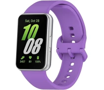 Купить - аксессуар к смарт-чсасам  Силиконовый ремешок BeCover для Samsung Galaxy Fit 3 (20mm) Purple (713198)