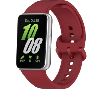 Купить - аксессуар к смарт-чсасам  Силиконовый ремешок BeCover для Samsung Galaxy Fit 3 (20mm) Red (713199)
