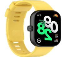 Купить - аксессуар к смарт-чсасам  Силиконовый ремешок BeCover для Xiaomi Redmi Watch 4 Yellow (711506)