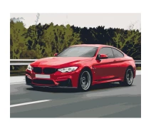 Купить - картину по номерам  Картина по номерам "Спортивная машина" BS52619, 40x50 см BS52619