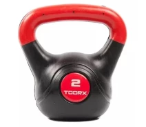 Купить - гирю  Гиря Toorx PVC 2 кг Black/Orange (KRP-2) (931124) (858629-01)
