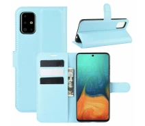 Купить - чехол для смартфона  Чехол-книжка Deexe Book Type для Samsung Galaxy A71 - Baby Blue
