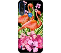 Купить - чехол для смартфона  Силиконовый чехол SMTT для Motorola Moto E7 Power с картинкой Фламинго