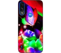Купить - чехол для смартфона  Силиконовый чехол SMTT для Motorola Moto E7 Power с картинкой Яркая бабочка