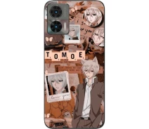 Купить - чехол для смартфона  Силиконовый чехол SMTT для Motorola Edge 30 Neo с картинкой Коллаж Томоэ