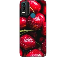 Купить - чехол для смартфона  Силиконовый чехол SMTT для Nokia С21 Plus с картинкой Вишня