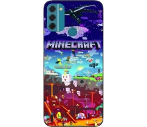 Купить - чехол для смартфона  Силиконовый чехол SMTT для Nokia C31 с картинкой Minecraft
