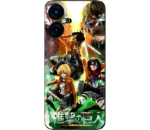 Купить - чехол для смартфона  Силиконовый чехол SMTT для Tecno Pova Neo 3 (LH6n) с картинкой Атака титанов