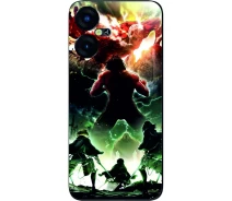 Купить - чехол для смартфона  Силиконовый чехол SMTT для Tecno Pova Neo 3 (LH6n) с картинкой Атака титанов гиганты