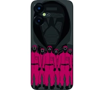 Купить - чехол для смартфона  Силиконовый чехол SMTT для Tecno Pova Neo 3 (LH6n) с картинкой Игра в кальмара Надзиратели