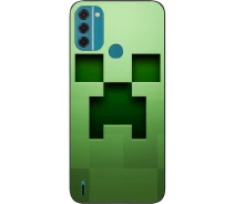 Купить - чехол для смартфона  Силиконовый чехол SMTT для Nokia C31 с картинкой Крипер
