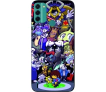 Купить - чехол для смартфона  Силиконовый чехол SMTT для Nokia C31 с картинкой Андертейл герои