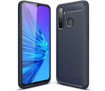 Купить - чехол для смартфона  Защитный чехол UniCase Carbon для Realme 5 - Dark Blue