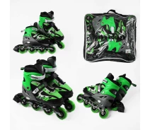Купить - роликовые коньки  Роликовые коньки Best Roller 38-42 размер, колеса PU, цвет – зеленый 76903-L | 76903-L