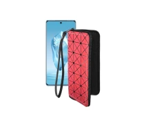 Купить - чехол для смартфона  Чехол-кошелек из экокожи для телефона OnePlus 12R Красный ромб