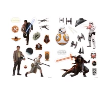 Купить - набор наклеек и стикеров  Стикер-наклейка ABYstyle Star Wars "The Force Awakens блистер, 100x70 см (ABYDCO352) (527970-01)