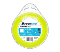 Купить - расходный материал для мотокос  Жилка косильная Cellfast квадрат 3.0 x 15м (35-014)