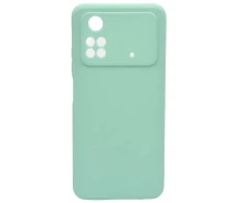 Купить - чехол для смартфона  Чехол Fiji Soft для Poco M4 Pro силикон бампер голубой
