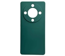 Купить - чехол для смартфона  Чехол Fiji Style для Honor Magic5 Lite 5G силикон бампер с защитой блока камер темно-зеленый