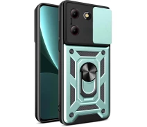 Купить - чехол для смартфона  Чехол Fiji Camera Defence для ZTE Blade A54 бампер с защитой камеры и подставкой Green