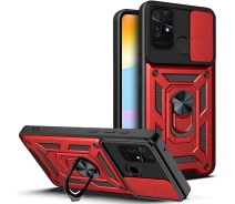 Купить - чехол для смартфона  Чехол Fiji Camera Defence для Xiaomi Poco C40 бампер с защитой камеры Red