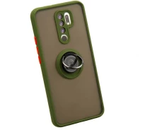 Купить - чехол для смартфона  Чехол Fiji Colorframe для Xiaomi Redmi 9 матовый бампер с кольцом подставкой Khaki