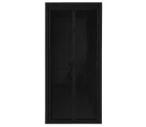Купить - москитную сетку  Москитная дверная сетка Stenson R81907-1 на магнитах, кнопках 1.2х2.1м Черный
