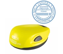 Купить - штемпельную продукцию  Печать ОСББ с карманной оснасткой COLOP Mouse R 40 желтый неон (ОСББ7/M40/YN)