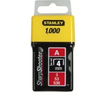 Купить - скобу и заклепку  Скобы Stanley Light Duty тип а, 4мм, 1000шт (1-TRA202T) (177505-01-KOLIDER)