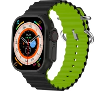 Купить - смарт-часы  Смарт-часы MEDIA-TECH Fusion Smartwatch Black-Green (MT872)
