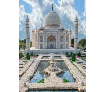 Купить - алмазную мозаику  Алмазная мозаика "Тадж-Махал - символ вечной любви", 30*40см, на рамке S20174
