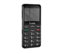 Купить - смартфон и мобильный телефон  Телефон мобильный кнопочный HOCO 1385 Dual SIM easy Mobile Phone with Camera and Assistance Button |18h call, 566h standby| Black
