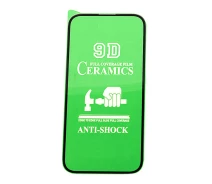 Купить - защитную пленку для смартфона  Защитная пленка-стекло AVG Ceramic для Iphone 16 полноэкранная Black
