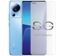 Купить - защитную пленку для смартфона  Бронепленка Xiaomi 13 Lite на Экран полиуретановая SoftGlass