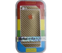 Купить - защитную пленку для смартфона  Защитная пленка для телефона Remax iPhone 5 5S 5SE (front+back) Pure Sticker Golden