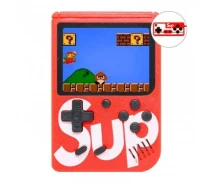 Купить - игровую консоль  Ретро игровая приставка c джойстиком Dendy Sup Retro Game Box with Controller 400 игр (Red) [47103]