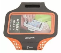 Купить - чехол для смартфона  Чехол на руку ROMIX Slim Sports (Размер: M) - Orange